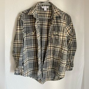 Old Navy Loose Flannel Boyfriend Shirt